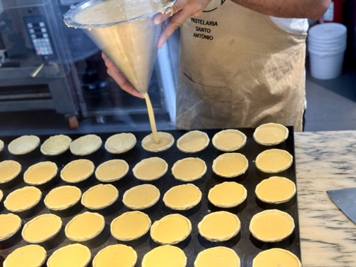 Making of Egg Tarts