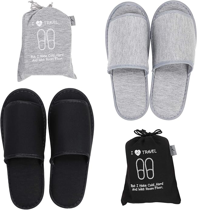 Lightweight Slippers with Open Toe