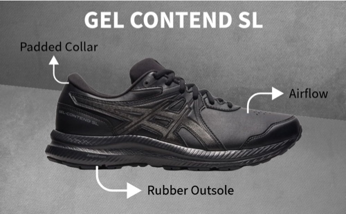 ASICS Men's, Gel Contend SL Walking Shoe